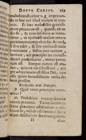 169-175, Explicatio noni Praecepti; Explicatio ...