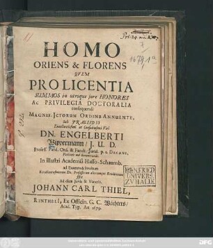 Homo Oriens & Florens