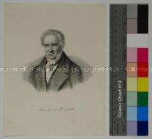 Porträt des Naturforschers und Geografen Alexander Freiherr von Humboldt
