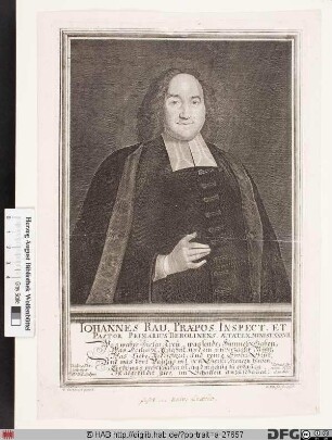 Bildnis Johann Rau