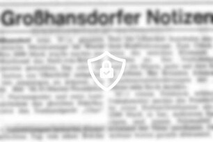 Großhansdorfer Notizen