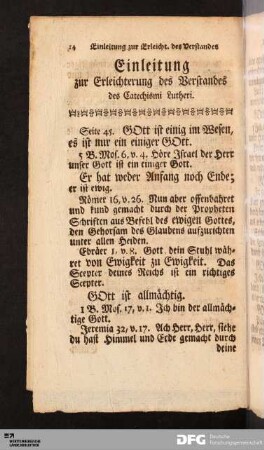 Einleitung zur Erleichterung des Verstandes des Catechismi Lutheri.