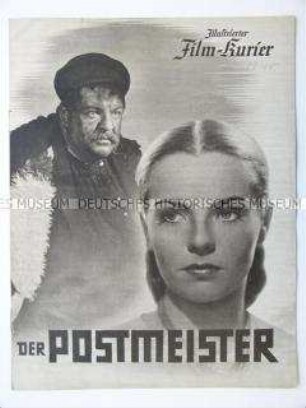 Filmzeitschrift zu dem deutschen Spielfilm "Der Postmeister"