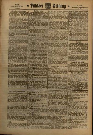 Dritte Ausgabe vom Samstag, den 18. Juni 1910.