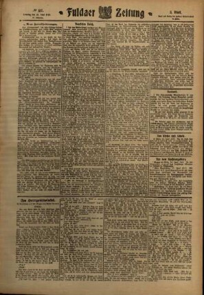Dritte Ausgabe vom Samstag, den 18. Juni 1910.