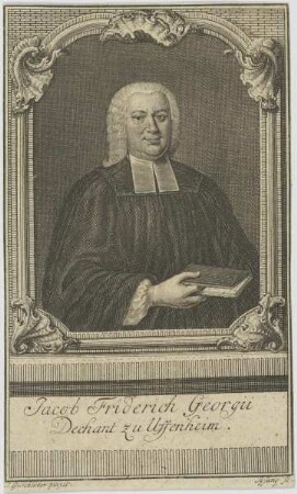 Bildnis des Jacob Friderich Georgius