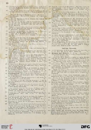Austriaca, Viennensia (Nr. 441-517)