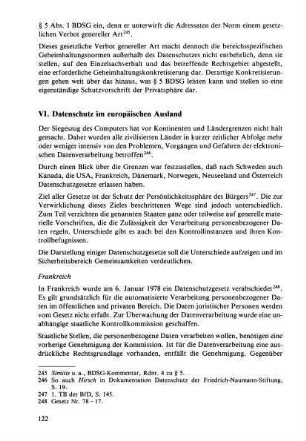 122-124, VI. Datenschutz im europäischen Ausland