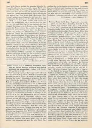 246-248 [Rezension] Hamann, Magus des Nordens