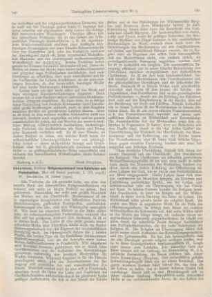 149-151 [Rezension] Söderblom, Nathan, Religionsproblemet inom Katolicism och Protestantism