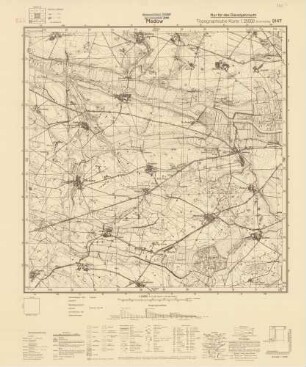2147 Medow, Topographische Karte 1:25000 (4cm - Karte)