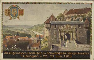 30. Allgemeines Liederfest des Schwäbischen Sängerbundes Tübingen - 22.-23. Juni 1913