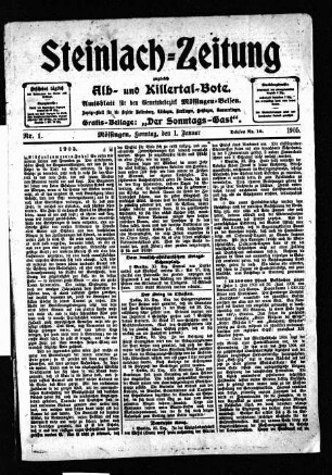 Steinlach-Zeitung