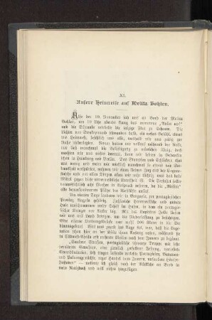 XI. Unsere Heimreise auf Melita Bohlen.