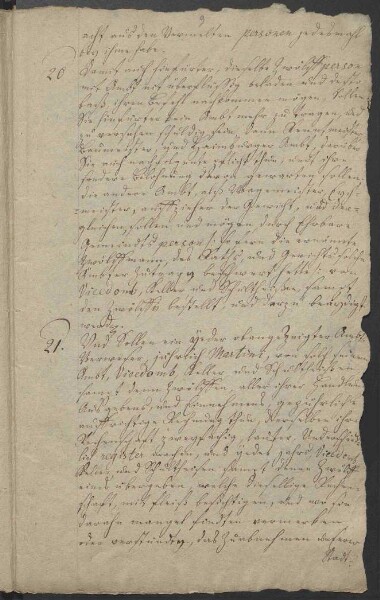 Abschrift (18. Jhd.) der von Erzbischof Albrecht von Mainz am 17. November 1526 für die Stadt Aschaffenburg erlassenen Ordnung nebst 19 zusätzlichen Eidesformeln, unter anderem für verschiedene Beamte und für Hebammen
