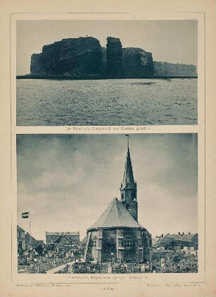 Helgoland - Steilküste und Kirche