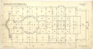 Pfann, Paul; Nürnberg; Landesausstellung 1906, Kunstausstellungsgebäude - Grundriss