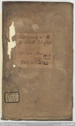 Symphonies - Mus.2423-N-48 : strings, bc - A; FaWV M:A2