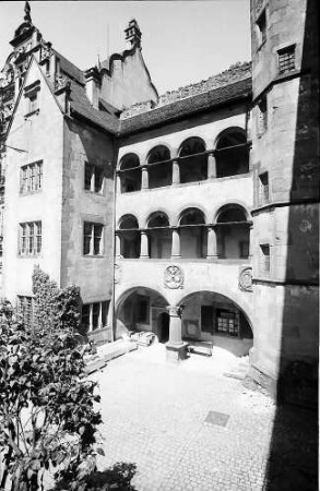 Heidelberg: Arkaden am Schloss