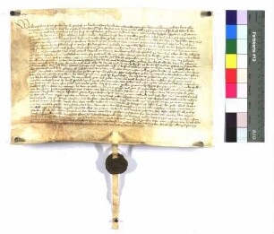 Ernfrid Abt zu Comburg stellt ein Vidismus aus, von der Urk. von 1370 U 68.