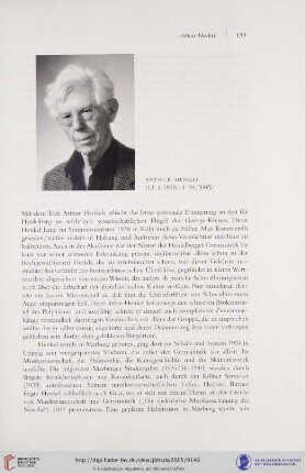Arthur Henkel (13.3.1915 - 4.10.2005)