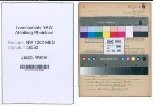 Entnazifizierung Walter Jacob , geb. 29.07.1909 (Apotheker)
