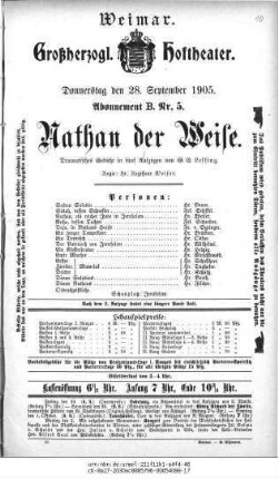 Nathan der Weise