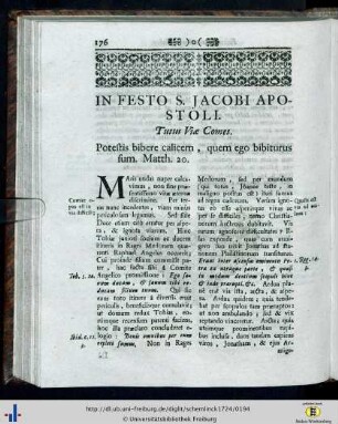 In festo S. Jacobi apostoli