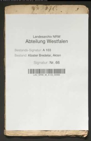 Verzeichnis von Höfen und Ländereien Rösenbeck und Madfeld.