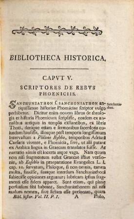 Bibliotheca Historica. 2,1