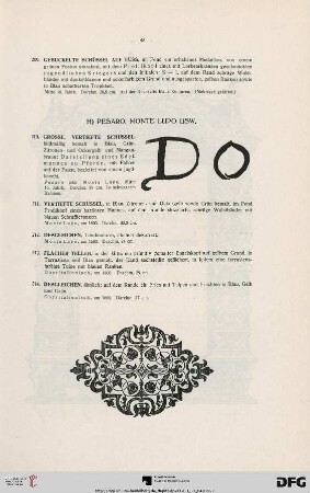 H) Pesaro und Monte lupo usw. (Nr. 210-214)