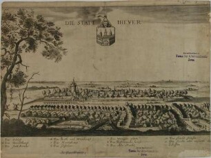 "Die Statt Ihever" - Ansicht der Stadt Jever