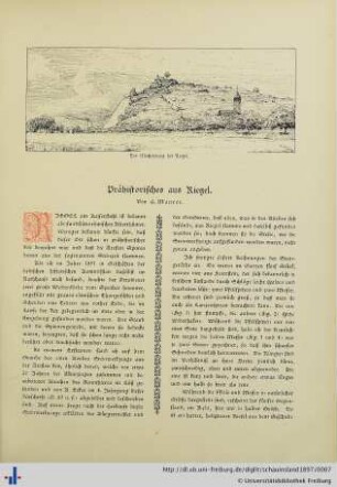 Prähistorisches aus Riegel.
