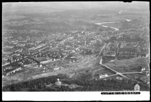 Dessau, Stadtansicht, Luftbild