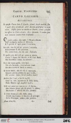 Canto vigesimo