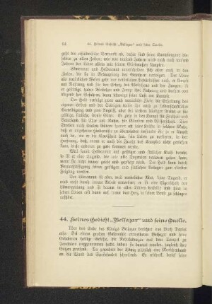 44. Heines Gedicht "Belsazar" und seine Quelle.
