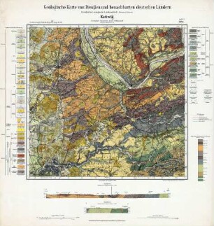 [4607] Kettwig, Geologische Karte von Preußen und benachbarten deutschen Ländern