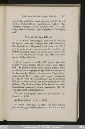 Verb mit Modalem Hilfsverb