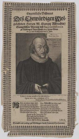 Bildnis des Georg Albrecht