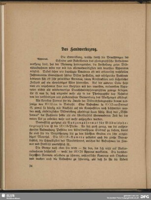 Das Handwerkszeug