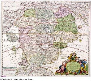 Accurata utopiae tabula, das ist der neu entdeckten Schalck - Welt, oder des so offtbenanten und doch nie erkanten Schlarraffenlandes : Accurata utopiae tabula, das ist der neu entdeckten Schalck - Welt, oder des so offtbenanten und doch nie erkanten Schlarraffenlandes. Kupferstich, koloriert; ca. 49,5 x 57,5 cm. um 1701/1800. Dresden: SLUB A452