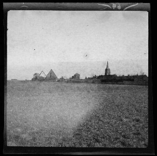 Gavrelle (Dep. Pas-de-Calais, Frankreich): Ortsansicht (Distanzaufnahme)