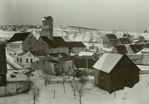 Altenberg, Römerschacht, Treibeschacht zu "Vereinigt Feld im Zwitterstock", Winteraufnahme
