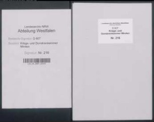 Bestallung der Vögte und Amtmänner der Vogtei Halle im Amte Ravensberg
