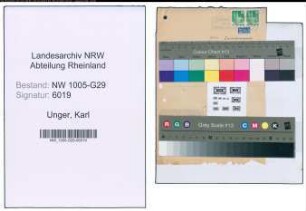Entnazifizierung Karl Unger , geb. 00.00.0000 (Beamter)