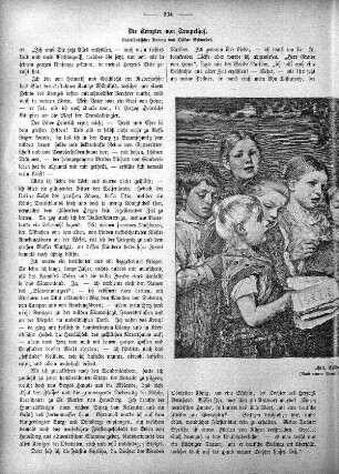 "Heil, Kaiser [Wilhelm] dir!". (Nach einem Gemälde [von] hedw. Großmann)