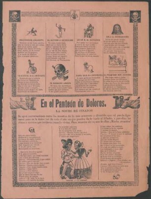 En el Panteón de Dolores. : La noche de finados