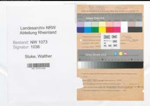 Entnazifizierung Walther Stuke , geb. 24.06.1892 (Regierungsinspektor)