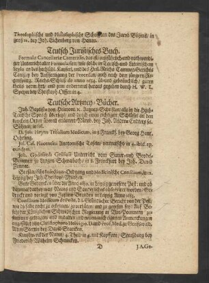 Teutsch Juristisches Buch.