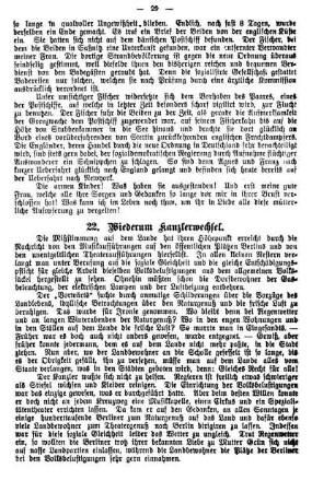 22. Wiederum Kanzlerwechsel.